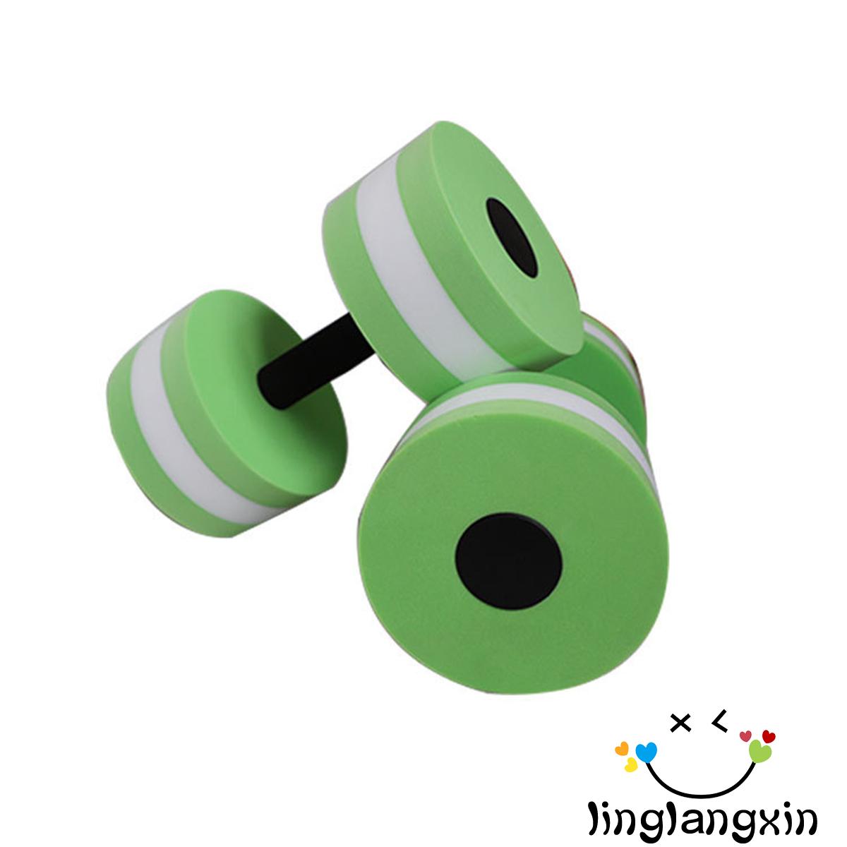 ❀Strawberries❀-2PCS Water Aquatic Barbell EVA Aerobics Dumbbell Pool Aqua Fitness Exercise Medium