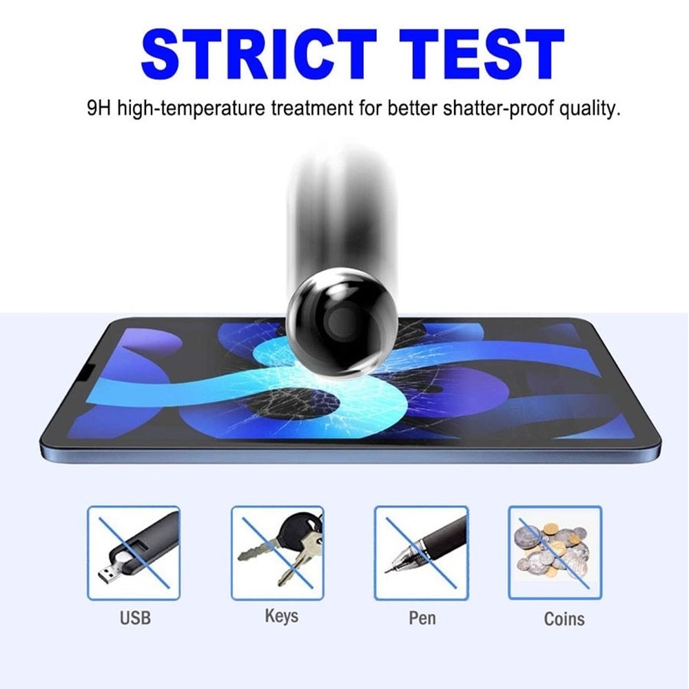 Kính cường lực 9H chống trầy và in vân tay cho iPad Air 4 10.9 Inch 2020