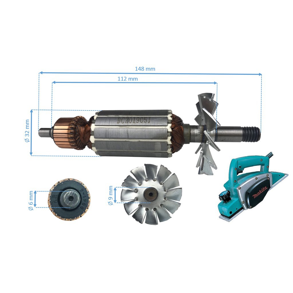 Rotor máy bào 1900B