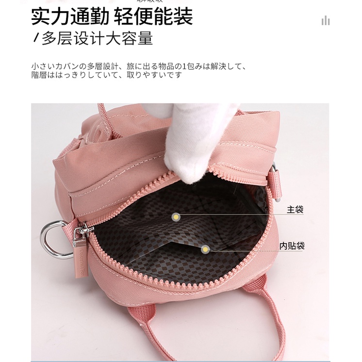 Túi Xách nylon mini Đựng Điện Thoại Chống Thấm Nước Phong Cách Hàn Quốc