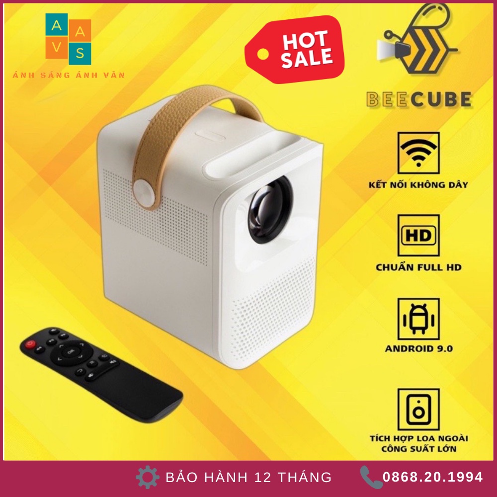 Máy Chiếu Mini Beecube X2 Max - Full HD 1080P | Máy Chiếu Kèm USB Hiệu Ứng Bay Phòng