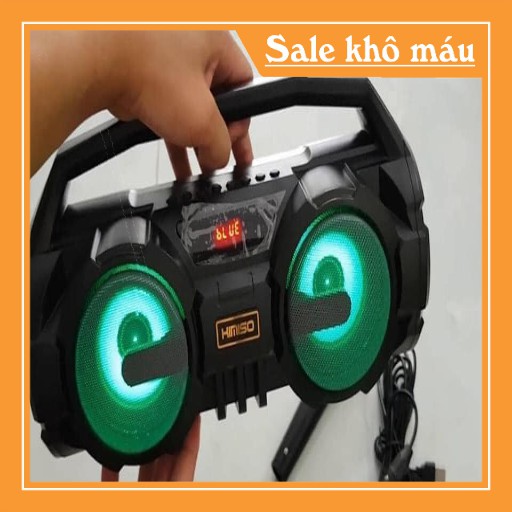 LOA BLUETOOTH KIMISO KÈM MICRO HÁT KARAOKE SIÊU HAY GIÁ SỐC NHẤT 2021