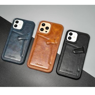 Nillkin Aoge Leather Case cho IPhone 12 ,12 Pro, IPhone 12 Pro Max , Ốp lưng da cài thẻ cao cấp chính hãng