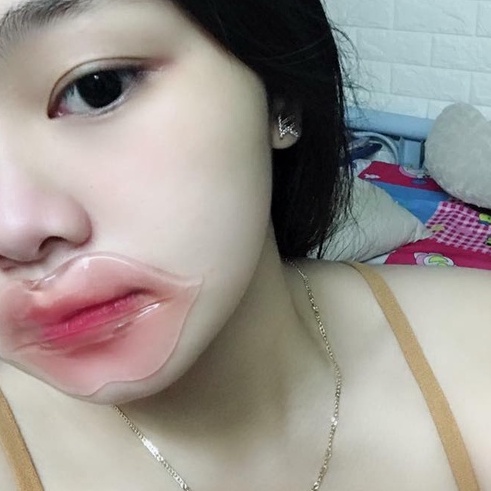 Mặt nạ môi Bioaqua nội địa Trung - Mask môi dưỡng môi hồng tự nhiên, dưỡng ẩm cực tốt