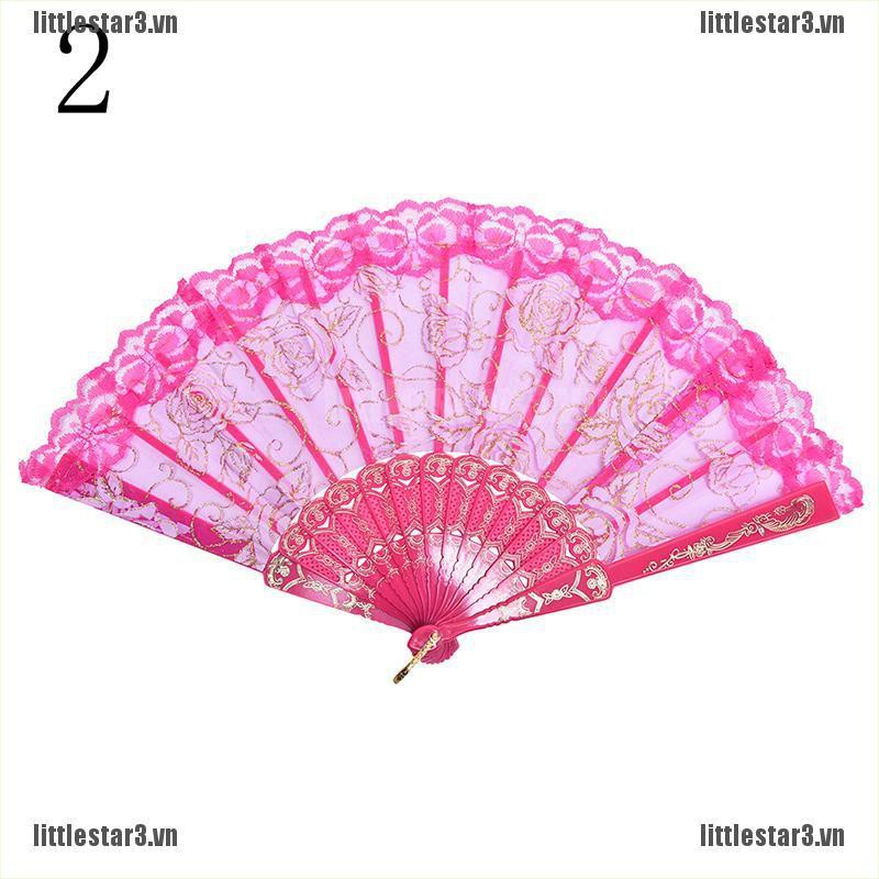 Quạt gấp ren Trung Quốc