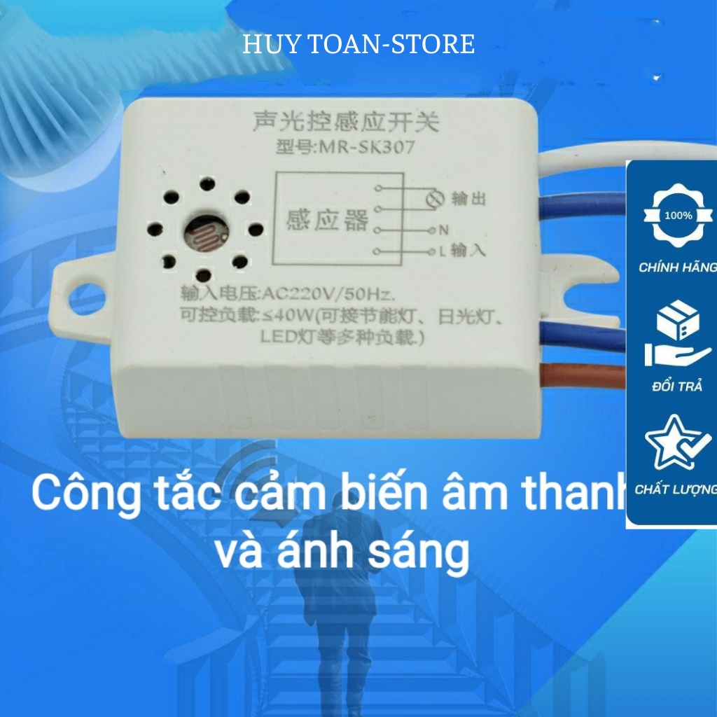 Công tắc cảm biến âm thanh và ánh sáng