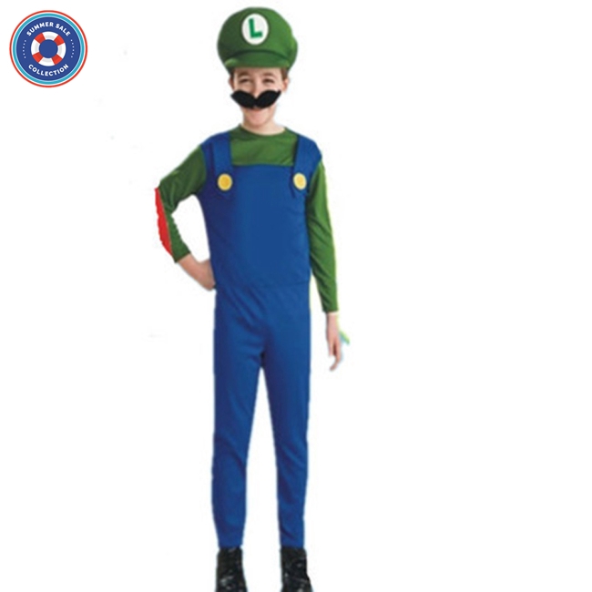 Bộ Đồ Hóa Trang Halloween Nhân Vật Super Mario Dành Cho Gia Đình