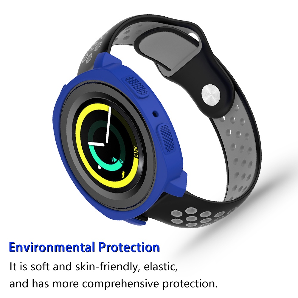 Dây Đeo Thay Thế Chất Liệu Silicon Màu Trơn Cho Samsung Galaxy Fit-e R375