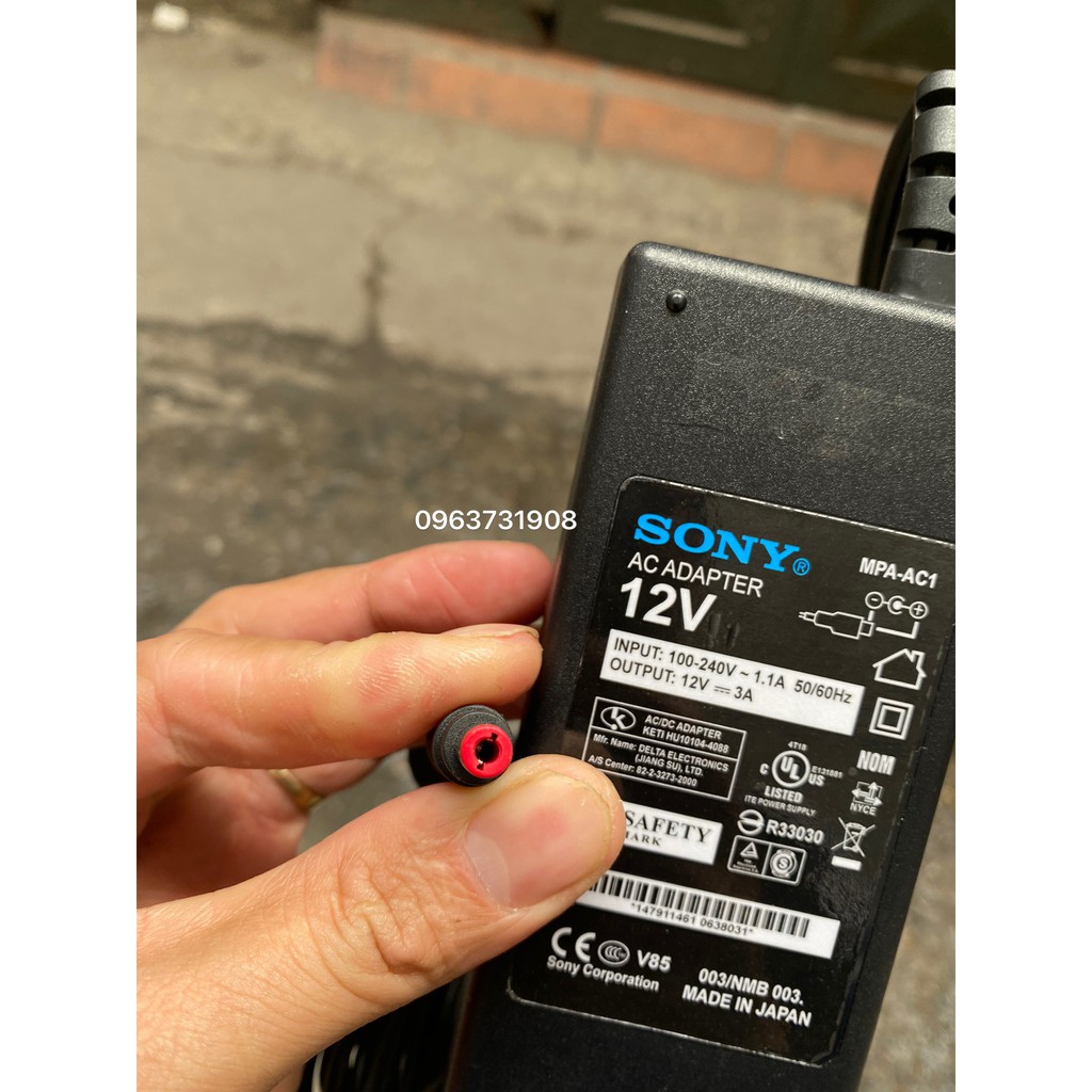 Adapter nguồn 12V 3A chính hãng Sony