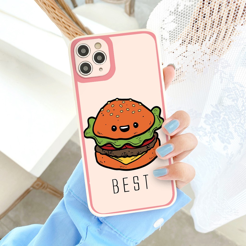 ỐP LƯNG IPHONE Đồ ăn nhanh dễ thương ốp iphone 12 pro/13pro/13promax/7/7+/8/8+/X/XS/XSM/11/11PMROMA tr1111