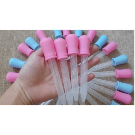Ống bóp silicone mềm dùng đút sữa, nước cho bé