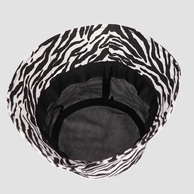 Nón mũ Bucket ngựa vằn Bò Sữa LUHAZO mũ vành tròn hoạ tiết phong cách Ulzzang unisex cho nam và nữ K1T1-3