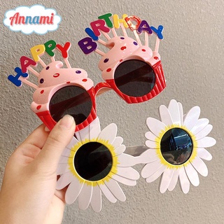 Kính Mát Hình Chữ Happy Birthday Vui Nhộn Dùng Làm Phụ Kiện Chụp Ảnh Tiệc Sinh Nhật