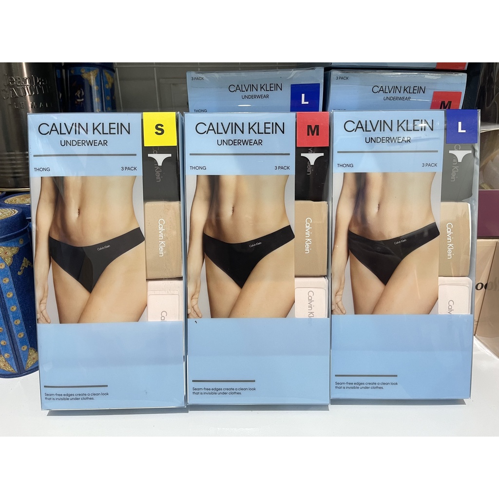 👙 QUẦN LÓT KHÔNG VIỀN CK NỮ - COMBO 3 cái/ set 👙