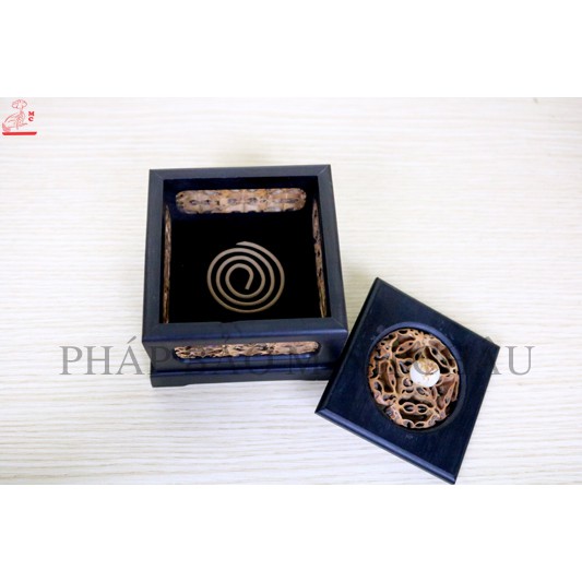 LƯ XÔNG GỖ VUÔNG 9CM