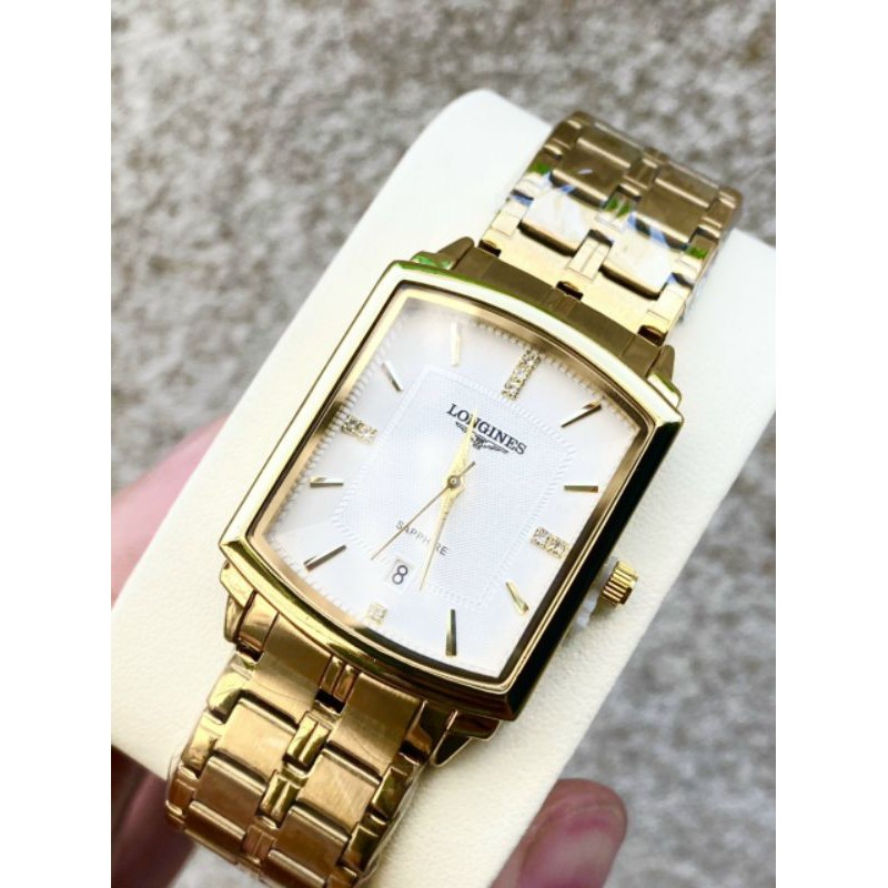 Đồng Hồ Nam Longines Mặt Vuông Máy Nhật Kính Sapphire | BigBuy360 - bigbuy360.vn