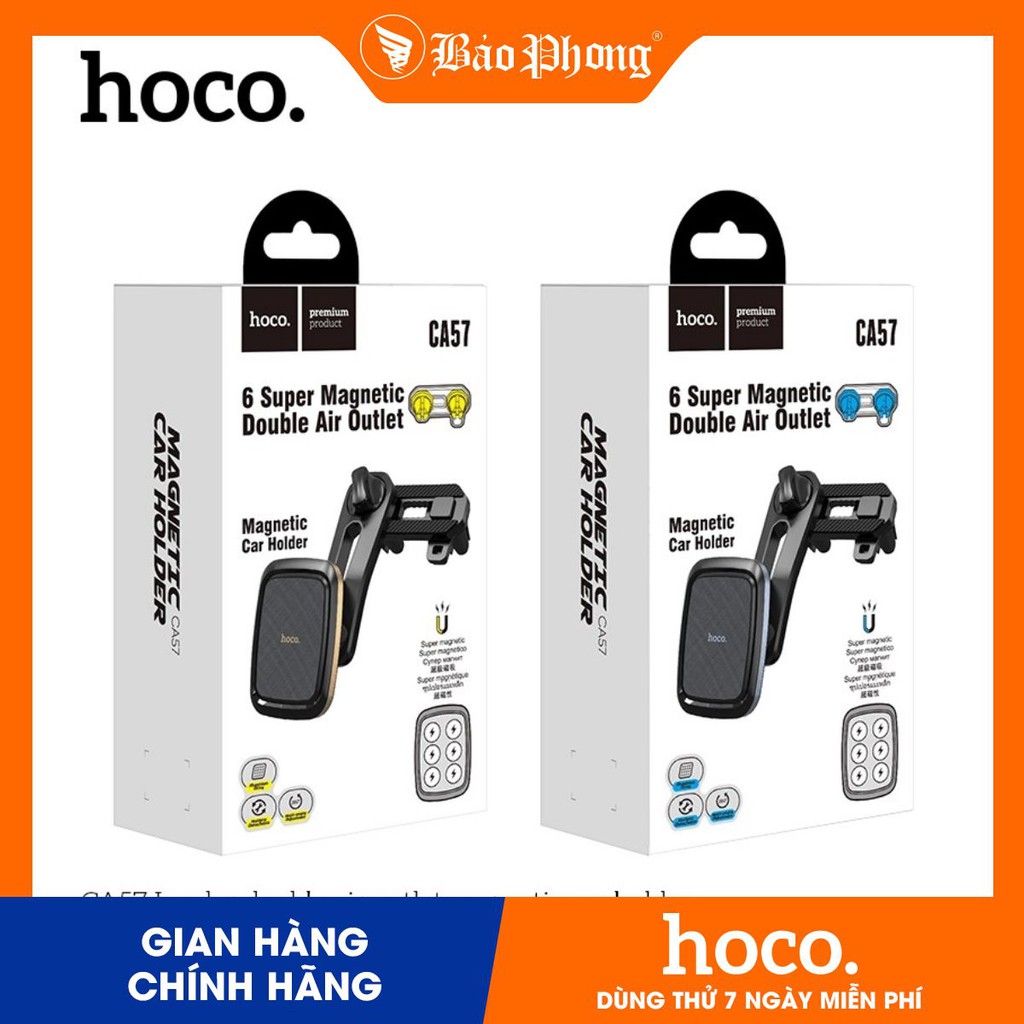 Giá đỡ điện thoại HOCO CA57 trên xe hơi