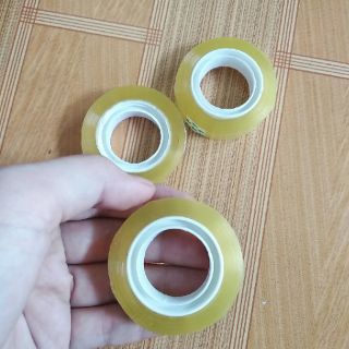(thanh lý) CUỘN BĂNG DÍNH NHỎ BẢN 1CM/ 2CM (DÀY)