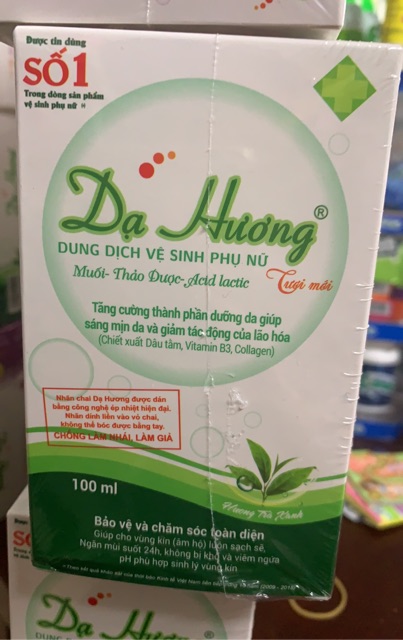 Dung Dịch Vệ Sinh Phụ Nữ Dạ Hương 100ml (Mẫu Mới)