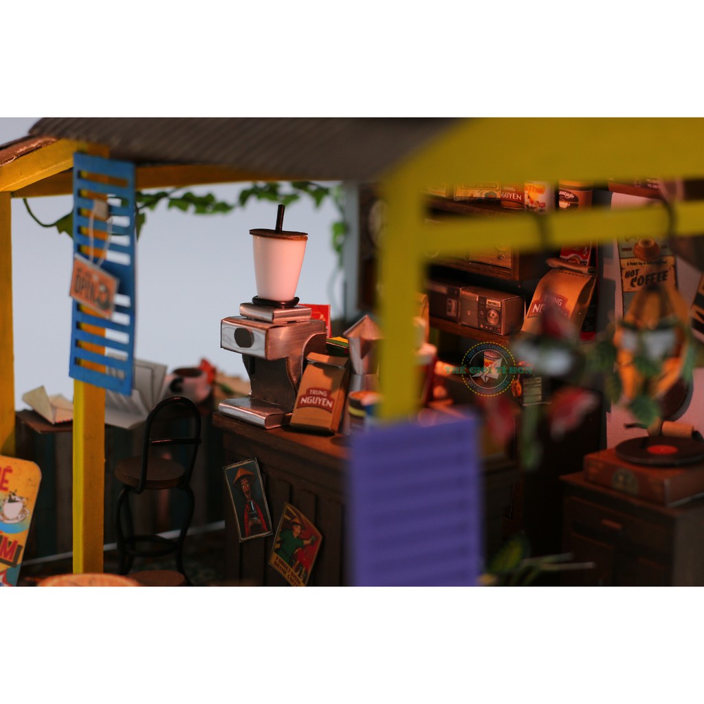MÔ HÌNH SÀI GÒN THU NHỎ - CÀ PHE ĐÁ - AD07