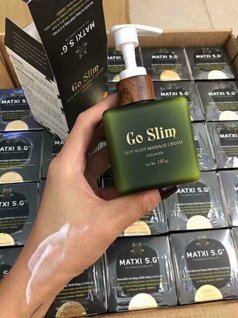 Kem tan mỡ Goslim kèm đai nịch bụng( bao check hàng chính hảng cty gởi td 8077) | BigBuy360 - bigbuy360.vn