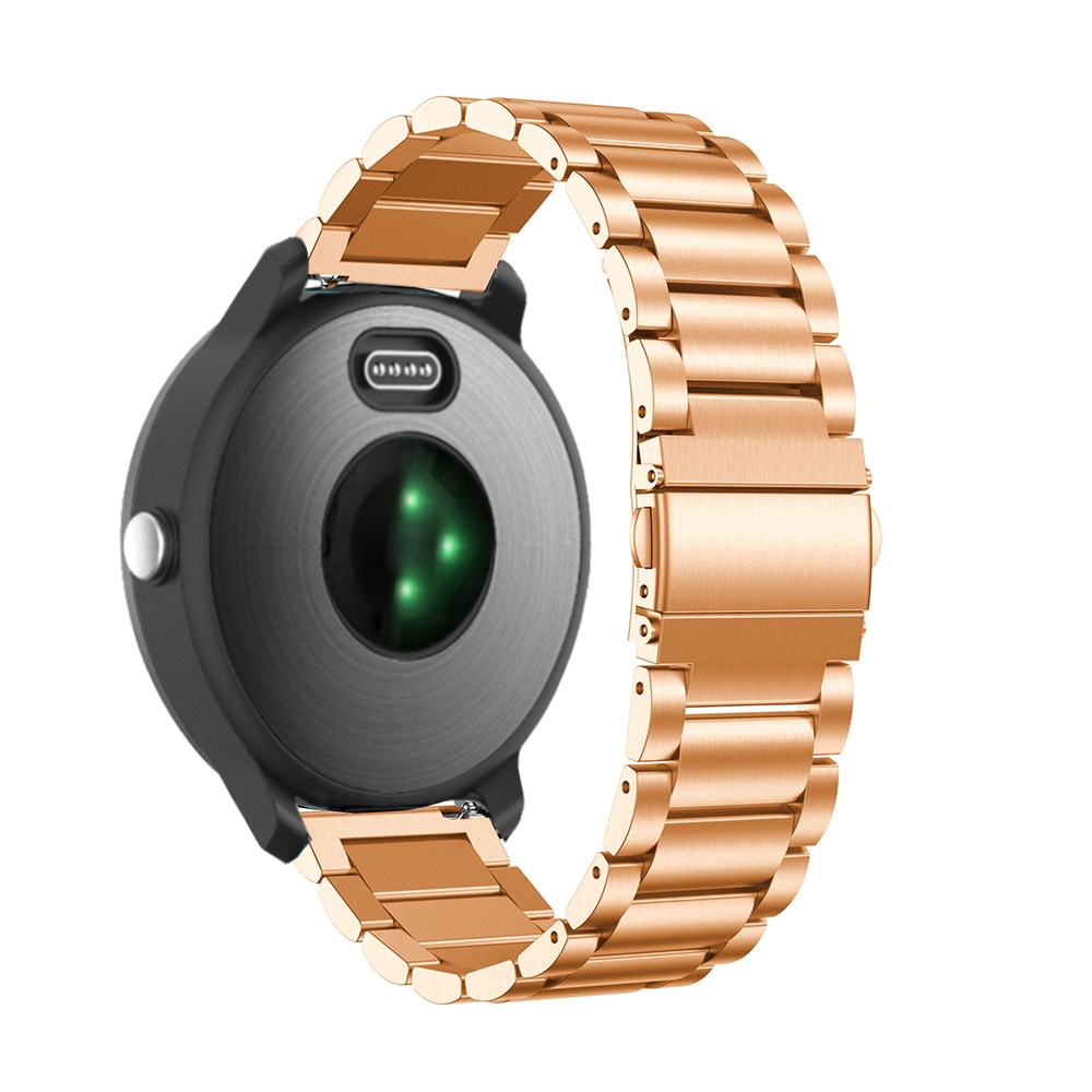 Dây đeo đồng hồ thay thế bằng thép không gỉ dạng mắt xích cho Samsung Galaxy Watch 3 4 41mm 44mm Classic 46mm Active 1 2 20mm 40mm S2 Gt 42mm 45mm