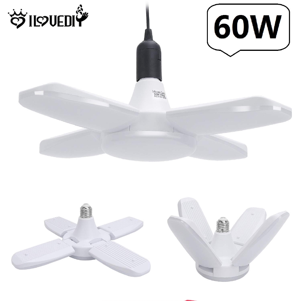 [DS] Đèn Trần Nhà Hình Quạt 60w 6000lm E26 E27