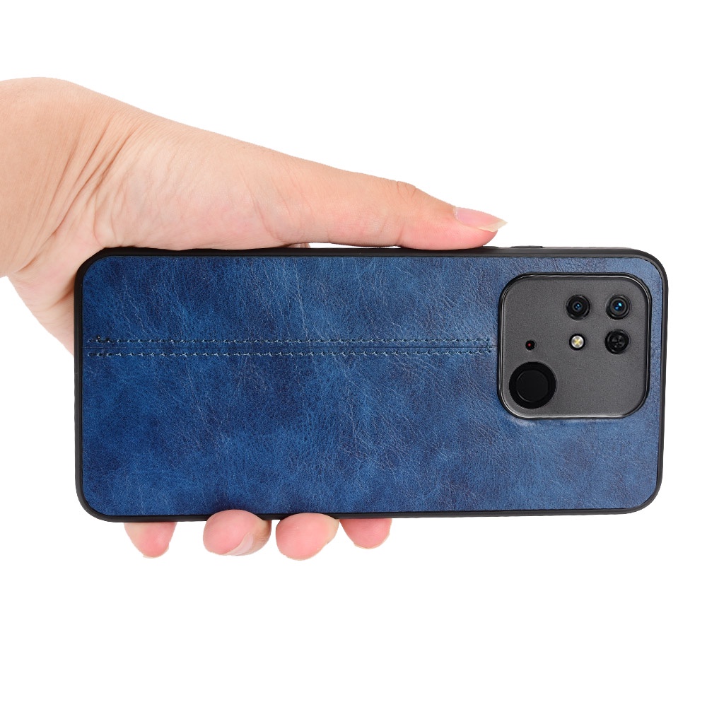 Ốp Điện Thoại Da Đơn Giản Chống Rơi Cho Xiaomi Mi Note 10 9 8 se Mix 4 Black Shark 5 5rs 4 3 Pro Lite