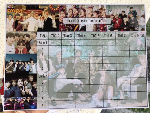 Tkb in hình theo yêu cầu