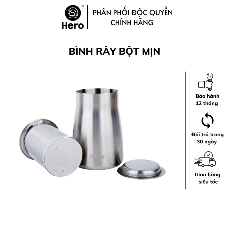 Bình rây bột mịn cà phê chính hãng HERO phụ kiện lọc mịn cà phê đa chức năng có độ chính xác cao