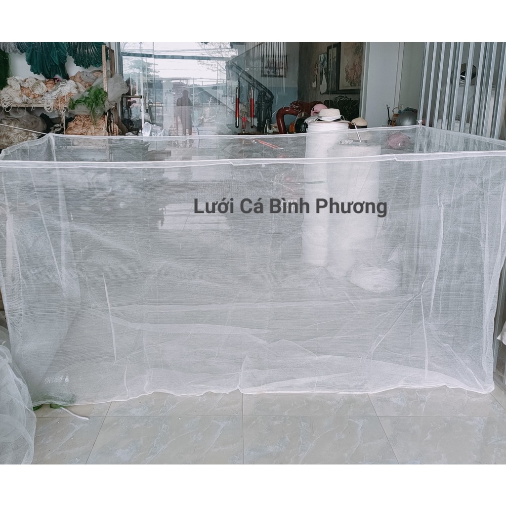 Tráng nuôi cá,Mùng nuôi cá,Vèo nuôi cá, ếch,ốc lưới cước cao 1m2