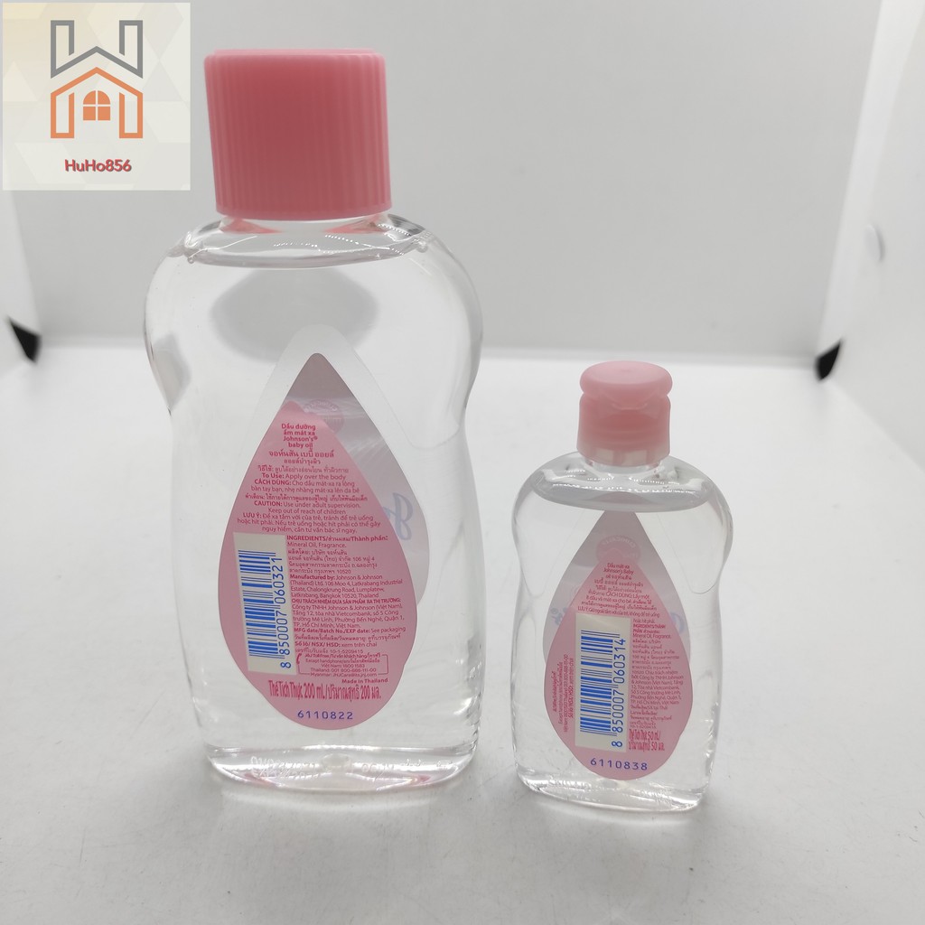 Dầu Mát Xa Dưỡng Ẩm Johnson's Baby Oil Pink 200ml