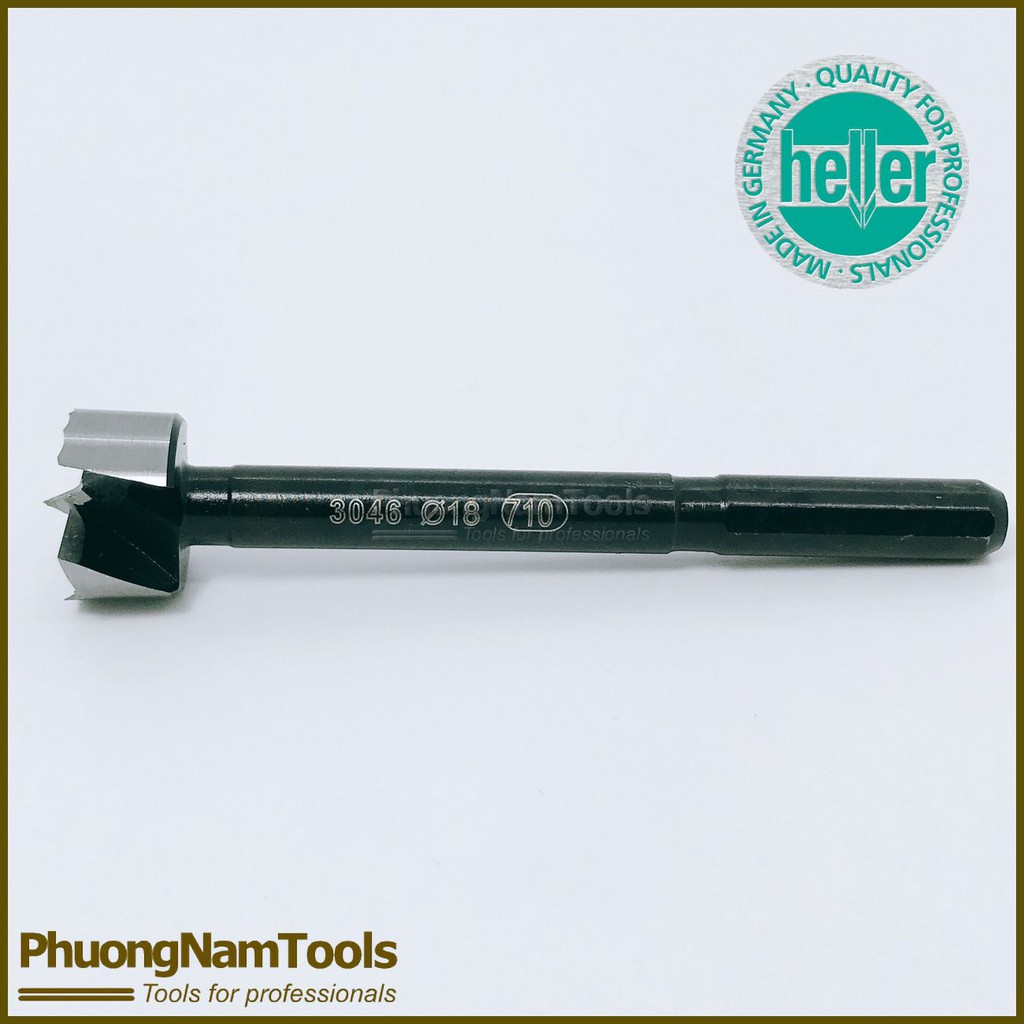 Mũi khoan gỗ 18x60/90 kiểu Forstner tốc độ cao – Heller - Made in Germany