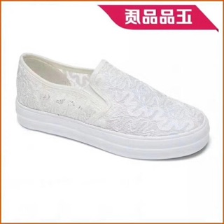 Giày bata phối ren lưới