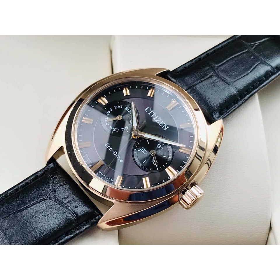 Đồng hồ Nam Citizen Eco-Drive Dây Da BU4013-07H