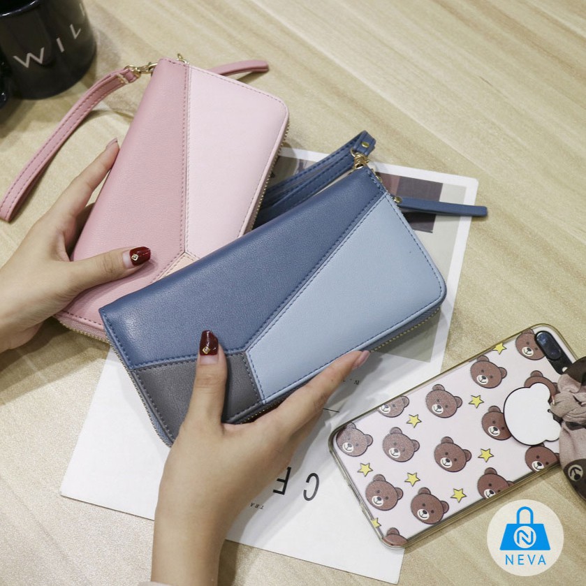 [Mã FAMAYWA2 giảm 10k đơn từ 50k] {Hàng Mới Về} Ví Da Nữ Dáng Dài Ba Màu Độc Đáo NEVA8210 | BigBuy360 - bigbuy360.vn