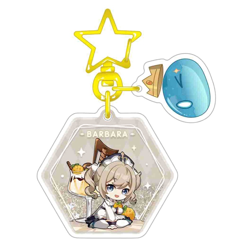 Tmdbyx Móc Khóa Acrylic Hình Nhân Vật Hoạt Hình Genshin Va Chạm Raiden Shogun Hutao Kaedehara Kazuha Xiao Yoimiya