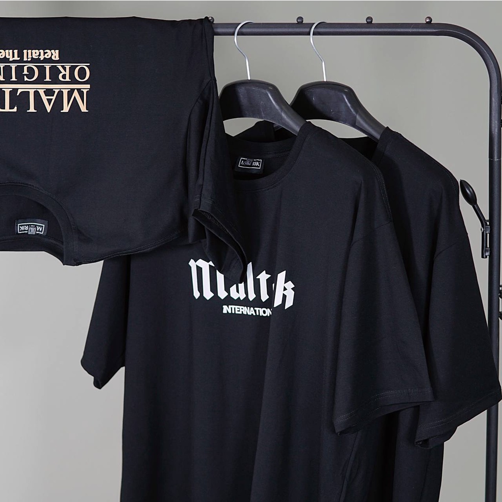 Áo phông unisex MALTRIK International form rộng áo thun basic chất cotton thoáng mát có size lớn cho người Bigsize