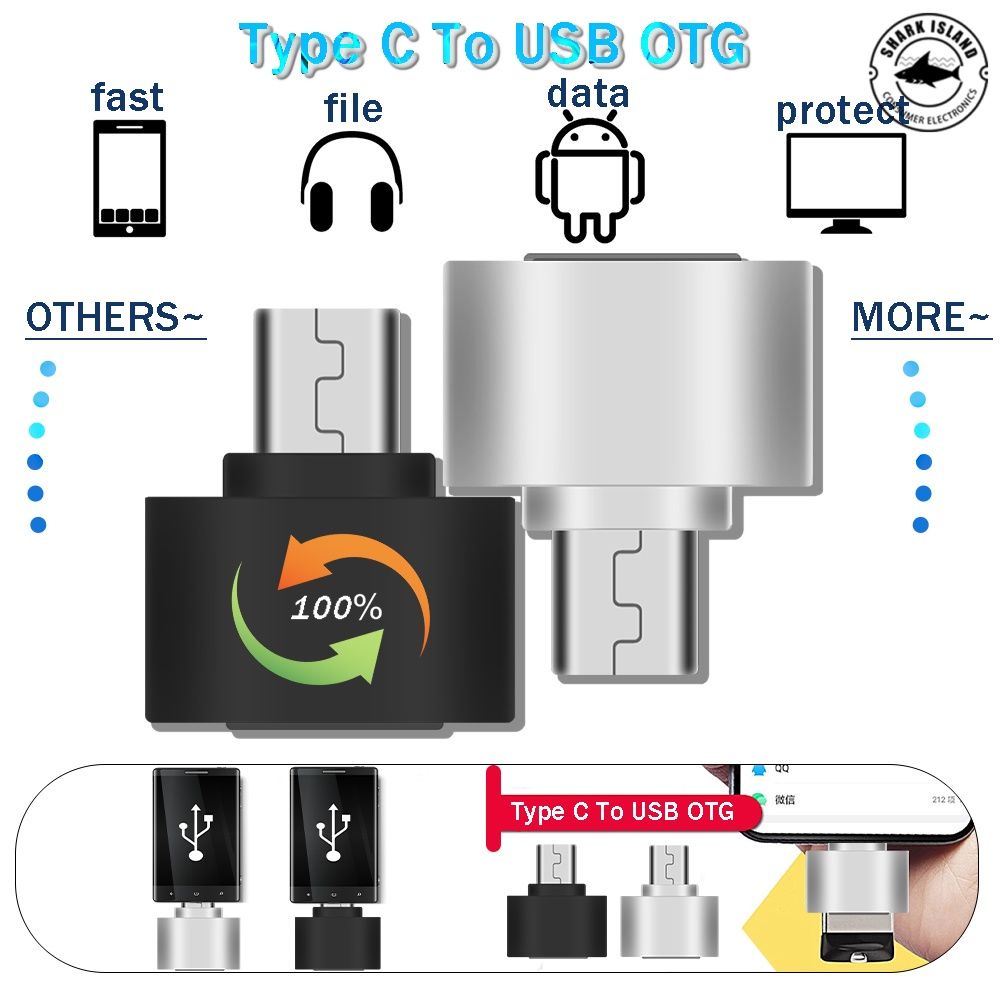 Tốc Độ cao Loại-C để USB OTG Bộ Chuyển Đổi Chuyển Đổi cho Ổ Đĩa Flash Chuột U Đĩa Reader Cho Android iPhone máy tính bảng Điện Thoại Thông Minh ELLE