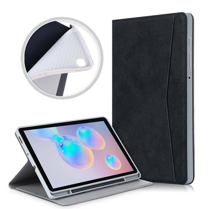 Bao da thức/ ngủ thông minh chống sốc có khe nhét bút cho Samsung Galaxy Tab S6 Lite 10.4" SM-P610 P615