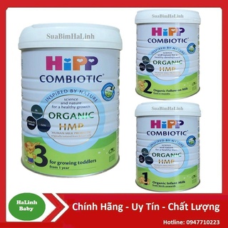 Date 2024 Sữa Hipp Đủ Só 1,2,3,4 Combiotic Lon 350g 800g.......