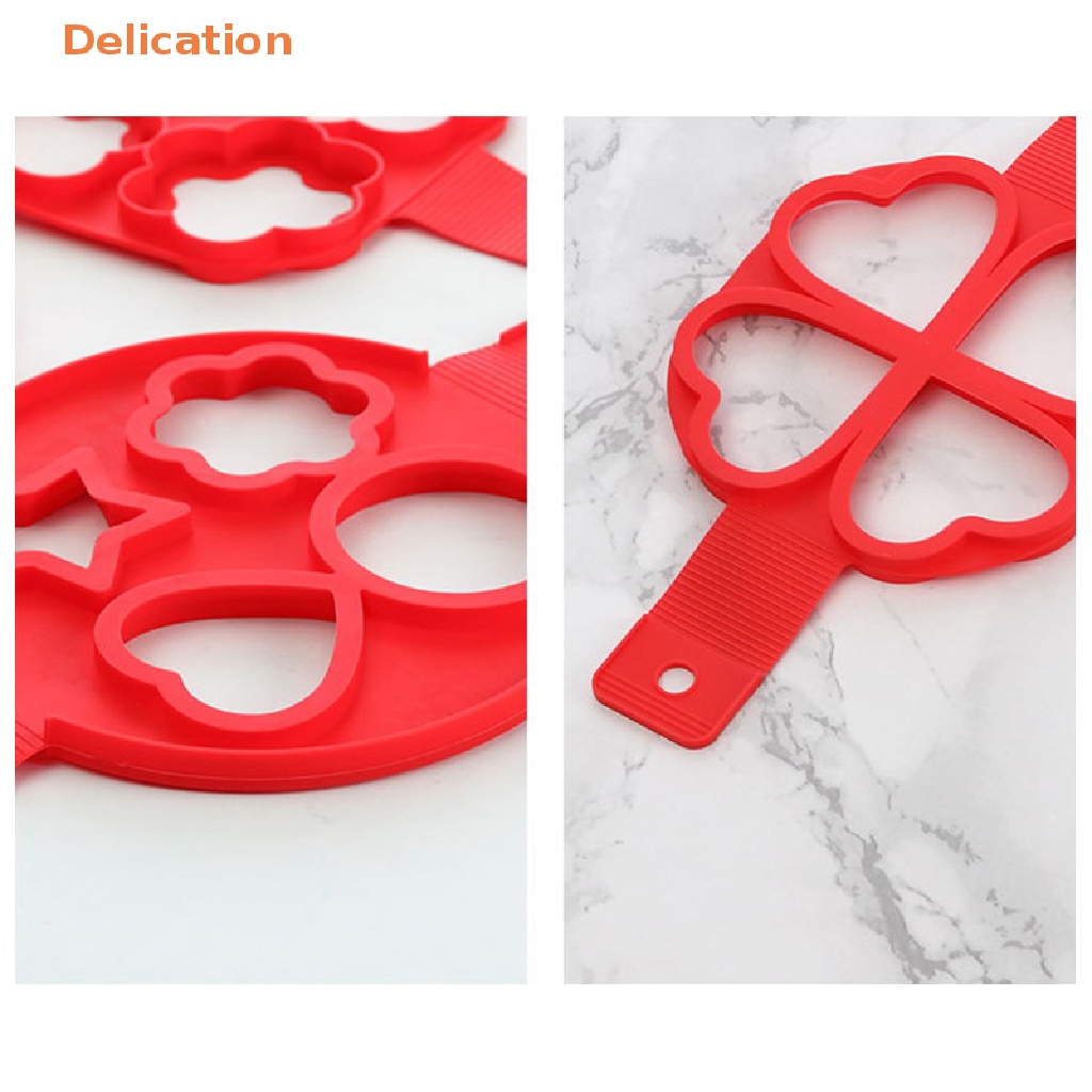 Khuôn Chiên Trứng / Làm Bánh Pancake Bằng Silicone Tiện Dụng Cho Nhà Bếp