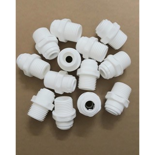 Nối thẳng nối nhanh 1 đầu ren 21 và 1 đầu dây 6mm hoặc 10mm (21-6, 21-10)