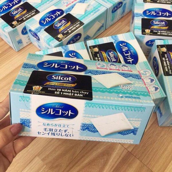 Bông Tẩy Trang Silcot Unicharm 82 miếng Nhật Bản - Shop Chuyên Sỉ
