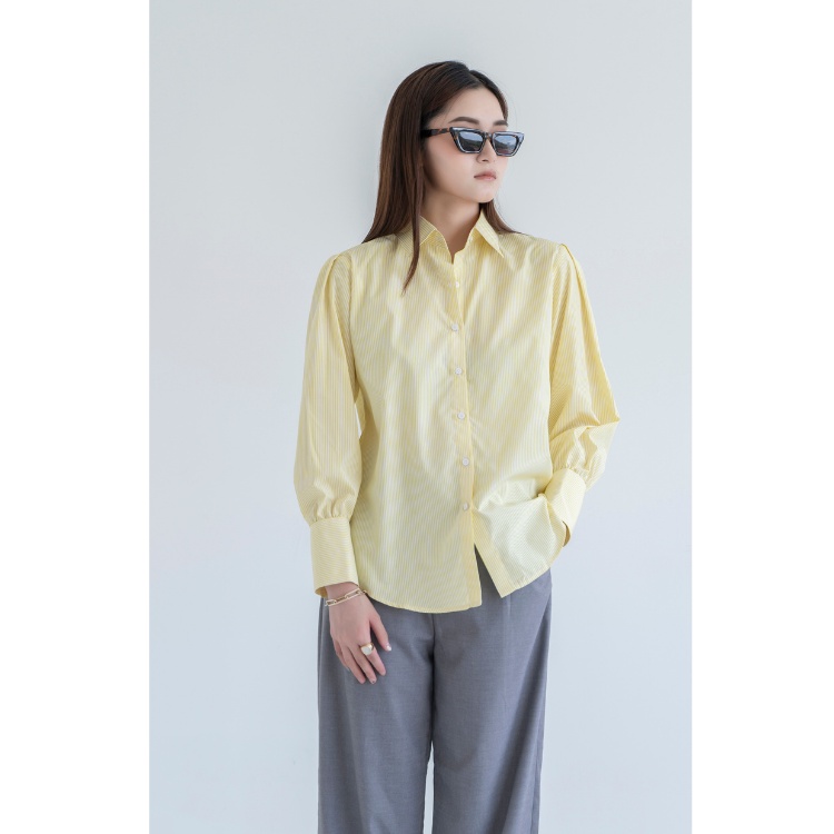 Áo sơ mi nữ tay bồng nhiều màu sắc thanh lịch trẻ trung, năng động JENA SHIRT