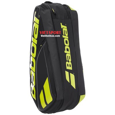 Bao Vợt Tennis Babolat Pure Aero 6P - Túi Đựng Vợt Cầu Lông Tennis Babolat Chính Hãng