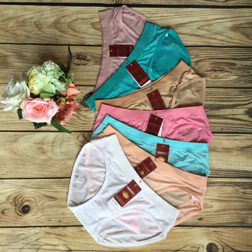 Quần Lót Nữ Thun Lạnh Bông Ép Thông Thoáng Co Giãn Tốt | BigBuy360 - bigbuy360.vn