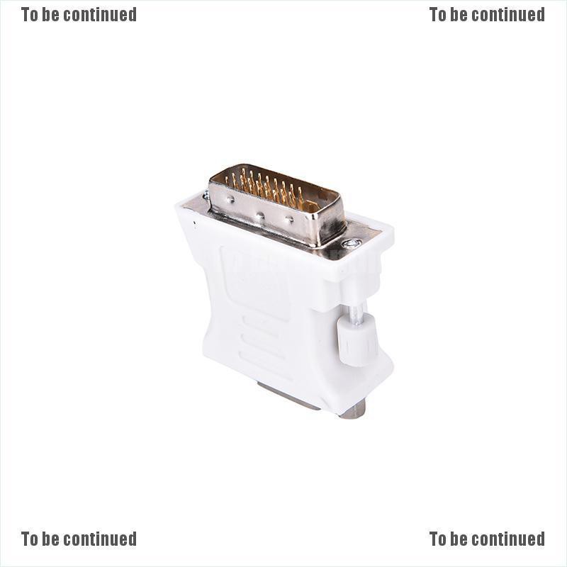 Đầu Chuyển Đổi VGA 15-Pin Sang 24 + 1-Pin Dvi-D Cho Máy Tính