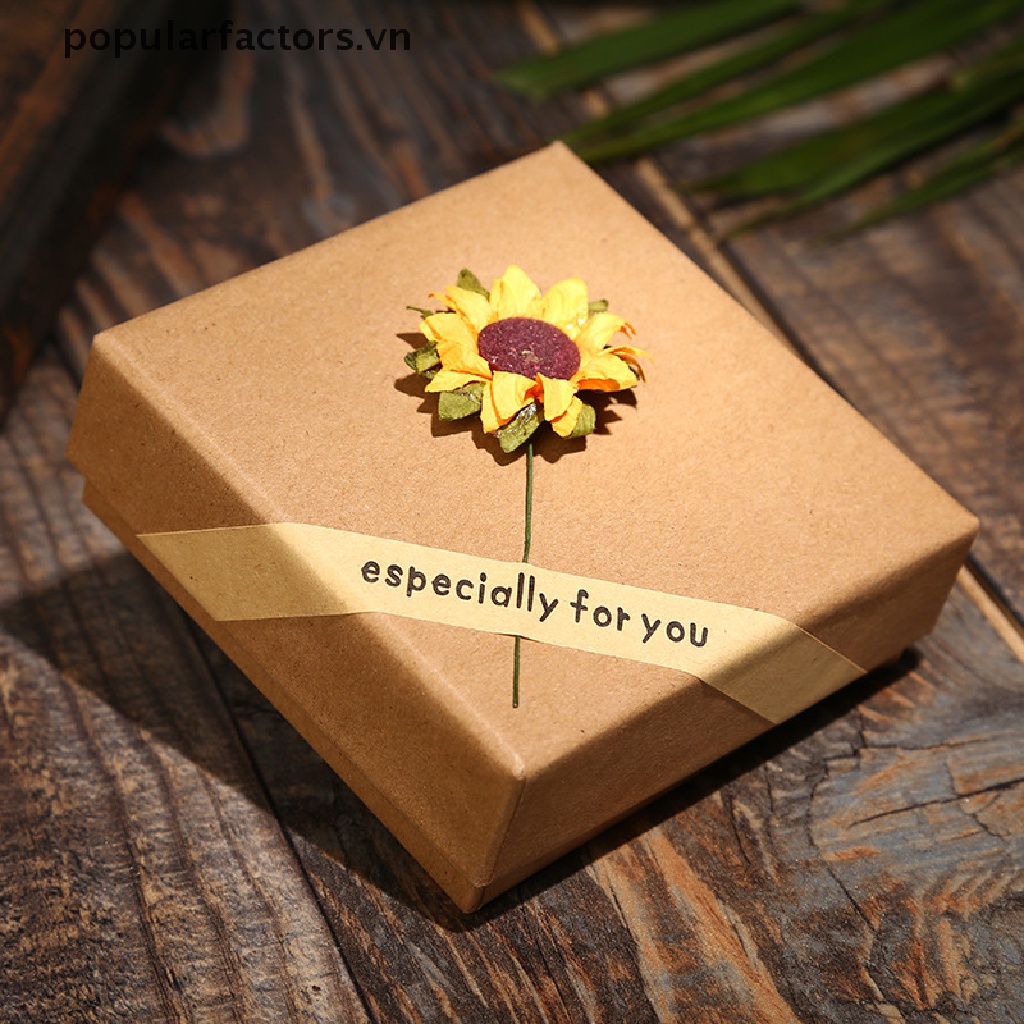 [Phổ Biến] Hộp Đựng Trang Sức Hình Hoa Hướng Dương Hoa Hồng Tinh Tế Làm Quà Tặng Kỷ Niệm