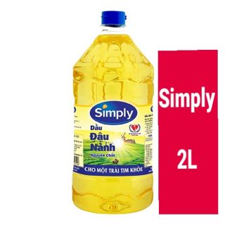 Dầu Simply Đậu Nành Nguyên Chất 2Lit